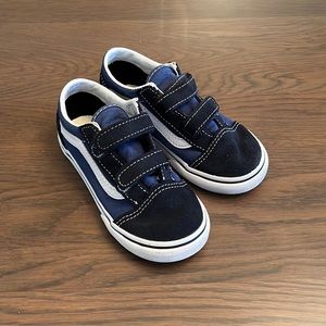 Toddler boy vans Velcro sneakers, size 10